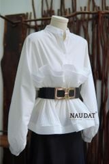 Áo Sơ Mi Gấp li xoè