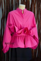 Áo Sơ Mi Gấp li xoè