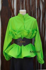 Áo Sơ Mi Gấp li xoè