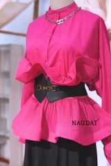 Áo Sơ Mi Gấp li xoè