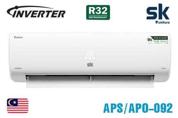 Điều hòa Sumikura 9000BTU APS/APO-092 OSAKA Inverter - Lạnh Nhanh Siêu Tiết Kiệm