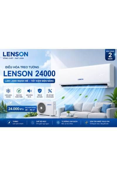 Điều Hòa Lenson 24000BTU 1 Chiều LF-24CX1