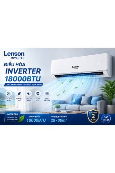 Điều Hòa Lenson Inverter 18000BTU 1 Chiều LV-18CX1