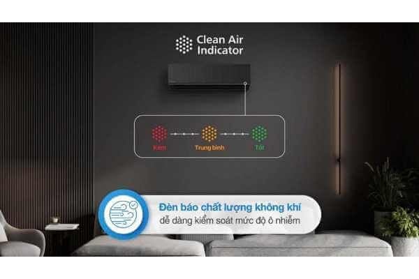 Điều Hòa Panasonic 12000BTU 1 Chiều Inverter AU12BKH-8 (Màu Đen)