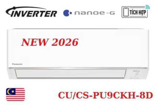 Điều Hòa Panasonic Inverter 9000 BTU 1 Chiều CU/CS-PU9CKH-8D