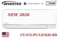 Điều Hòa Panasonic Inverter 12.000 BTU 1 Chiều CU/CS-PU12CKH-8D