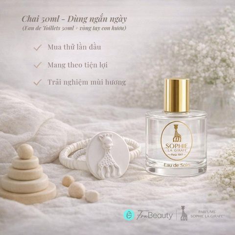  Nước Hoa Dành Cho Trẻ Từ 05 Tuổi Và Mẹ Sophie la Girafe Eau de Toilette 