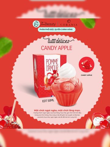  Nước Hoa Nữ Tutti Délices Candy Apple 50ml - Hương Táo Caramel Lãng Mạn Gen Z CORANIA 