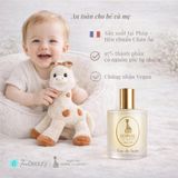  Nước Hoa Em Bé Từ 0 tháng tuổi & Mẹ Bầu KHÔNG CỒN Sophie la Girafe Eau de Soin 