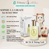  Bộ Nước hoa cho bé từ 0 tháng tuổi & Hươu Cao Cổ Sophie la Girafe Eau de Soin 100ml 