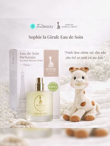  Nước Hoa Em Bé Sơ Sinh Từ 0 Tháng Tuổi & Mẹ Bầu | Sophie La Girafe Eau de Soin | Không Cồn 