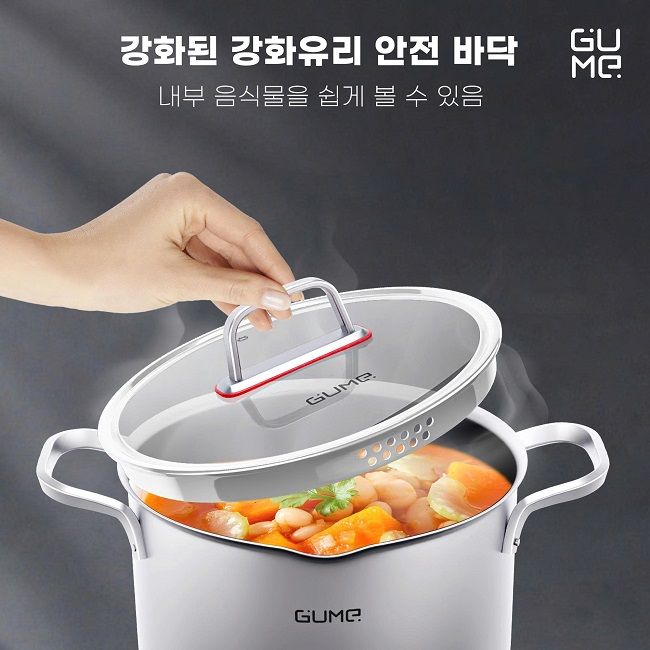 Gume Hanok GM-2202 스테인리스 5종 냄비 세트: 현대적인 주방의 걸작, 모든 식사를 한 단계 업그레이드