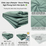 Chăn Jeju Lifestyle (200x200cm) - Decor Phòng Ngủ Phong Cách Hàn Quốc 