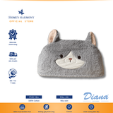  Chăn quấn thiết kế có mũ trùm đầu tiện dụng cho học sinh/văn phòng, 90x120cm 