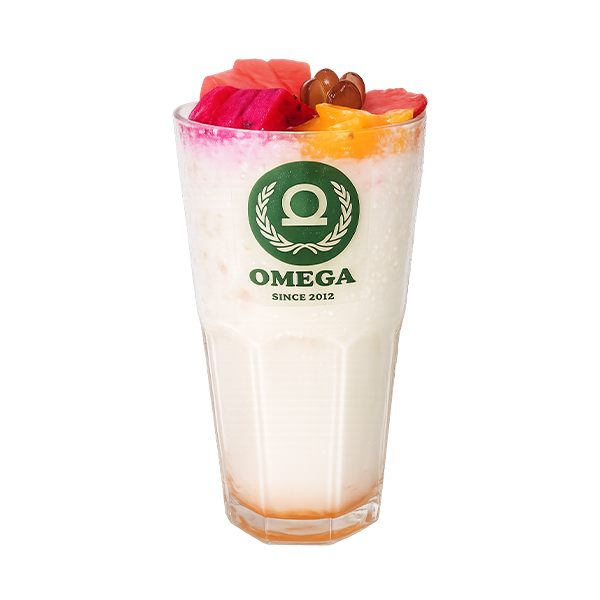  Yogurt Đào trái cây 