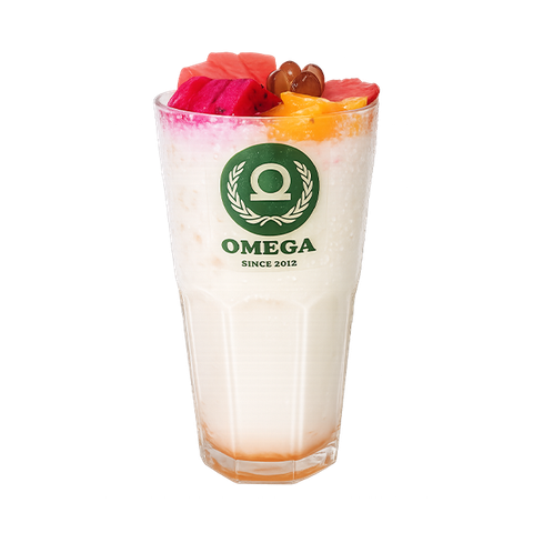  Yogurt Đào trái cây 