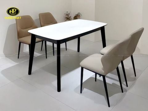 Bộ bàn ăn mặt đá hiện đại 6101