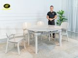 bộ bàn ăn thông minh mở rộng l685