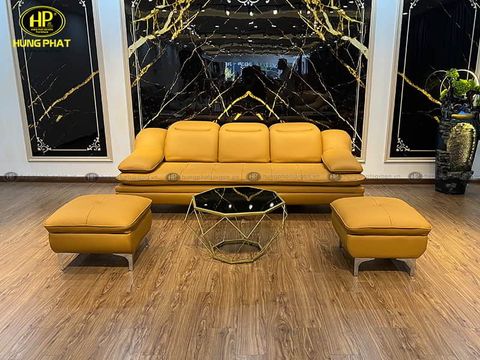 Sofa Da Lau Được Mực Bút Bi HBD-01P