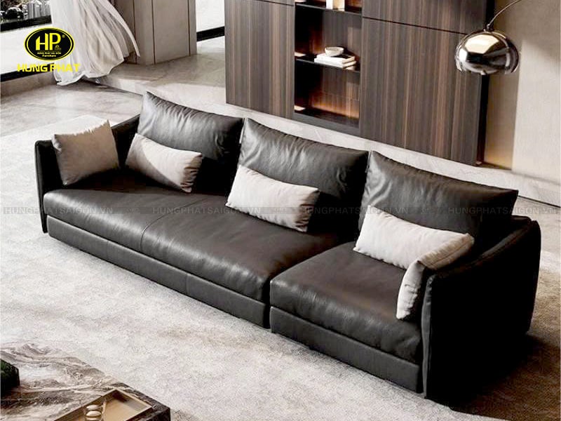 sofa phòng khách da hàn quốc h-711