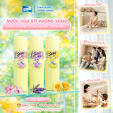  Nước Hoa Xịt Phòng Sumo 400ml 3 Mùi Hương Cao Cấp, Lan Toả Hương Thơm Êm Dịu 