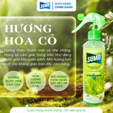  Nước Hoa Xịt Phòng Sumo 350ml Hương Hoa Cỏ - Màu Xanh Lá 