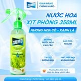  Nước Hoa Xịt Phòng Sumo 350ml Hương Hoa Cỏ - Màu Xanh Lá 