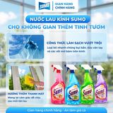  Nước Lau Kính Sumo 850ml - Màu Xanh Dương - Hương Táo 