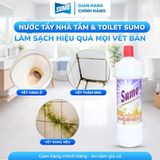  Nước Tẩy Nhà Tắm Và Toilet Sumo 1 Lít - Trắng 