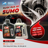  Nước rửa xe SUMO – Giải pháp giúp xe sạch bóng 