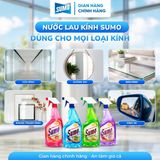  Nước Lau Kính Sumo 850ml - Màu Xanh Dương - Hương Táo 