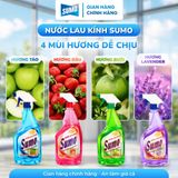  Nước Lau Kính Sumo 850ml - Màu Xanh Dương - Hương Táo 