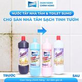  Nước Tẩy Nhà Tắm Và Toilet Sumo 1 Lít - Trắng 