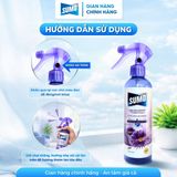  Nước Hoa Xịt Phòng Sumo 350ml Hương Hoa Oải Hương (Lavender) - Màu Xanh Dương 