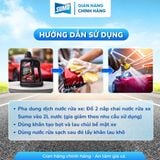 Nước Rửa Xe 1000ml (1 lít) Chai Có Quai - Màu Đen 