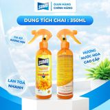  Nước Hoa Xịt Phòng Sumo 350ml Hương Hoa Oải Hương (Lavender) - Màu Xanh Dương 