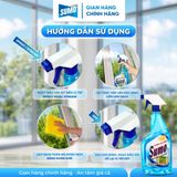  Nước Lau Kính Sumo 850ml - Màu Xanh Lá - Hương Bưởi 