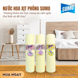  Nước Hoa Xịt Phòng Sumo 400ml 3 Mùi Hương Cao Cấp, Lan Toả Hương Thơm Êm Dịu 