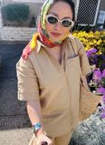  Áo Nina Frame PaleKhaki 