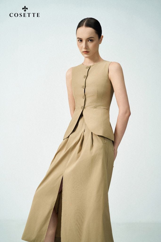  Áo CWS Petalfront PaleKhaki 