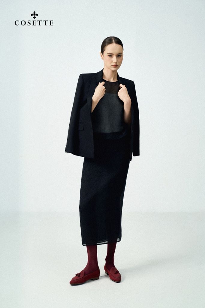  Áo Blazer CWS Timeless EbonyBlack 