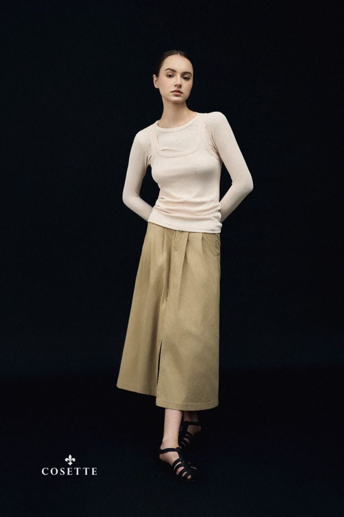  Áo Nina Dual NudeBrown 