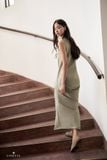  Đầm Imbalanced Fold SageGreen 