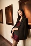  Đầm Glance Whisper Burgundy 