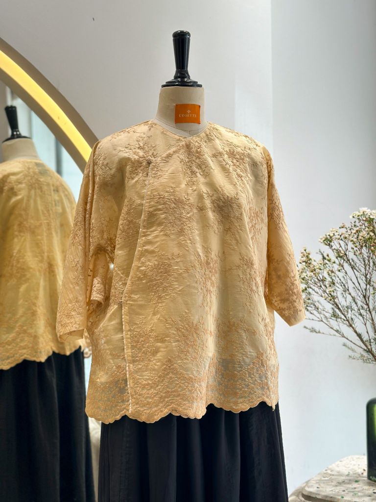  Áo Silkroad Blossom LatteBrown 