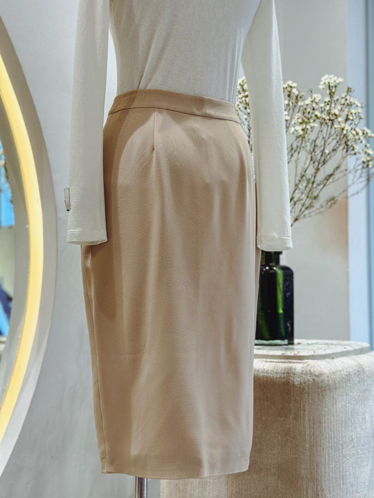  Váy xẻ trước 2 túi 