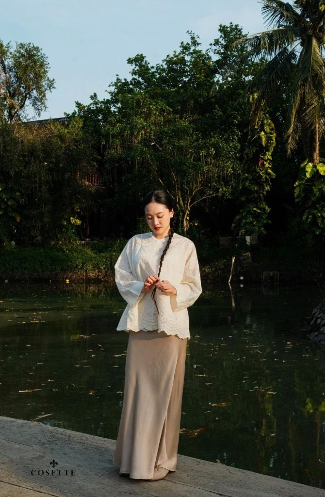  Áo Silkroad Blossom DoveWhite 