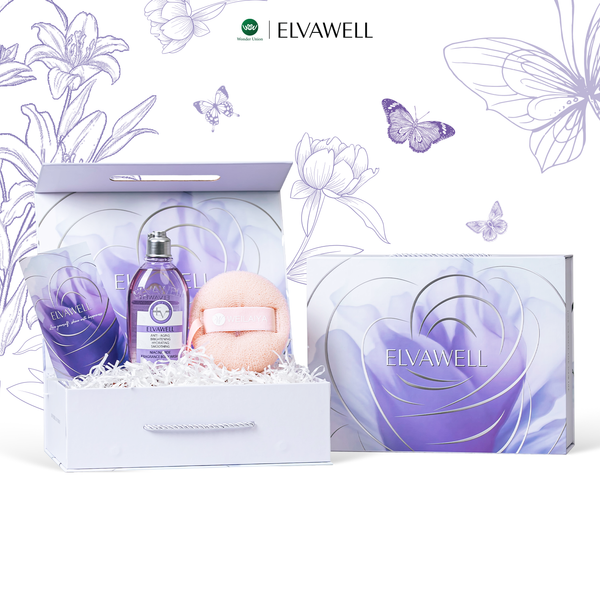  Hộp quà Sữa tắm nấm Truffle hương nước hoa Soul Healing 250ml Elvawell 