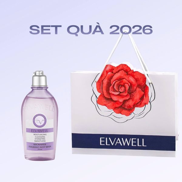  Túi quà Sữa tắm nấm Truffle hương nước hoa Soul Healing 250ml Elvawell 