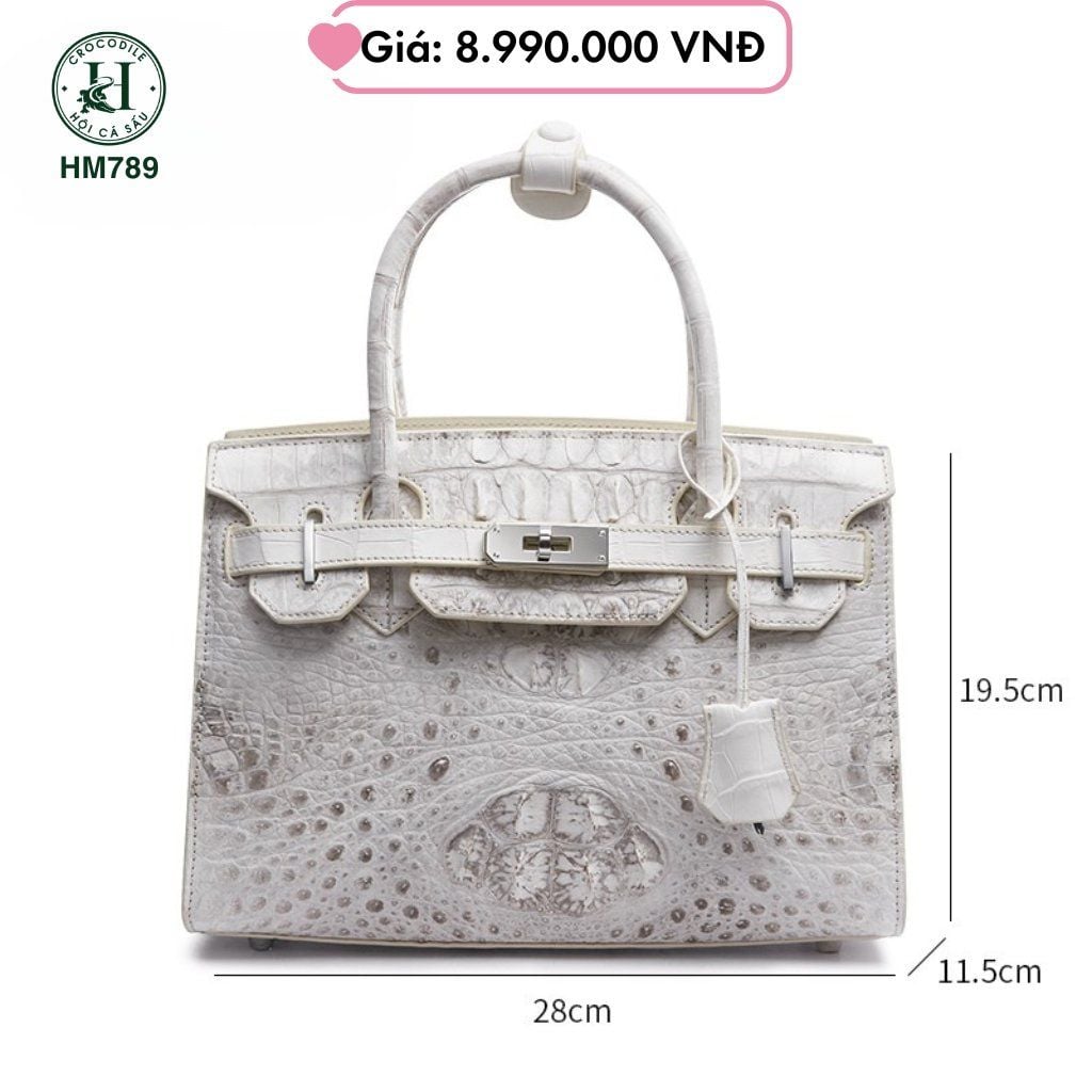 Túi xách nữ da cá sấu HM789 là biểu tượng của sự sang trọng, đẳng cấp và quyền lực
